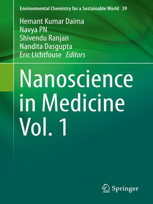 cover image of Nanoscience in Medicine Volume 1